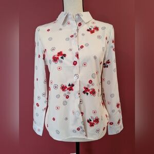 Hunter White Floral Button-Down Shirt